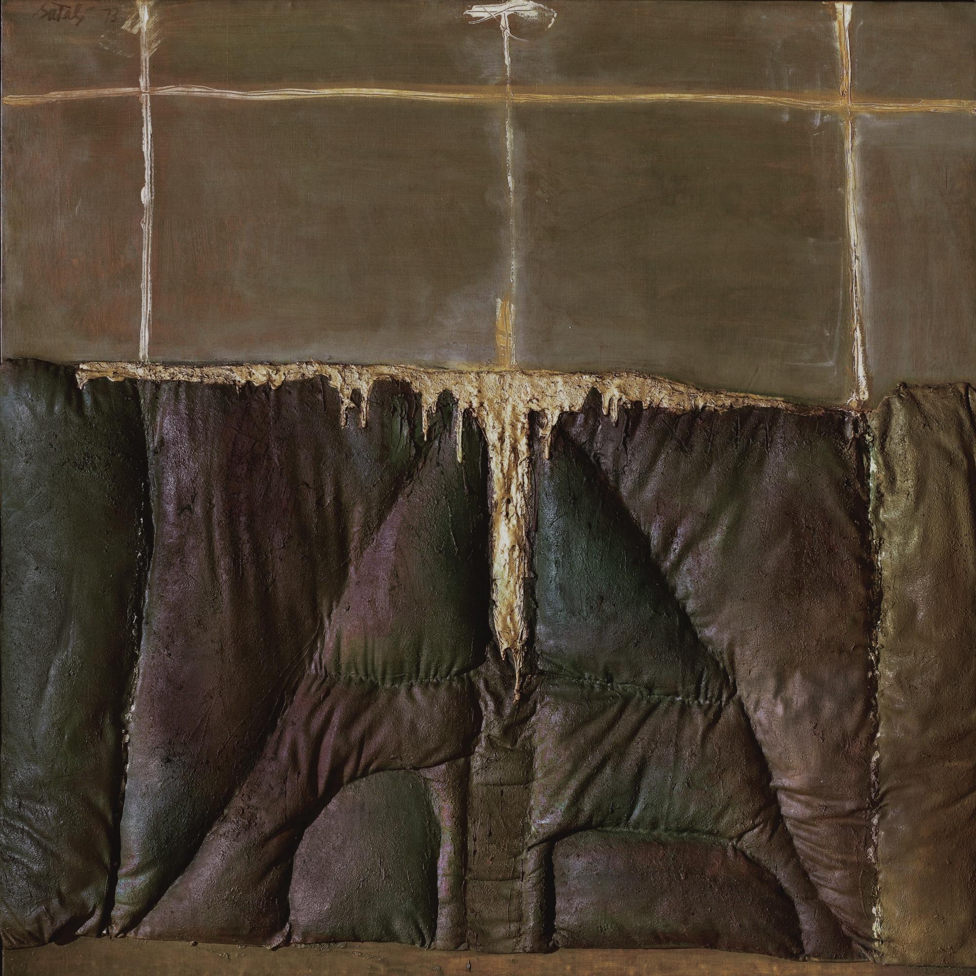Ahmad Sadali - Lelehan Emas Pada Relief Gunungan (Drips Of Gold Upon The Relief Of A Mountain)