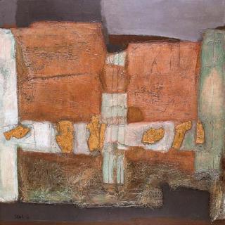 Ahmad Sadali - Structured Field With Golden Remnants