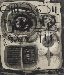 Ahmad Shibrain - Abstraction with Calligraphy