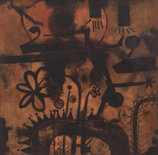 Ahmad Shibrain - Untitled (Khartoum forms)