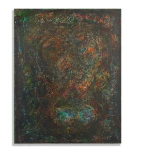 Ahmed Ben Driss El Yacoubi - Abstract Figure in Green