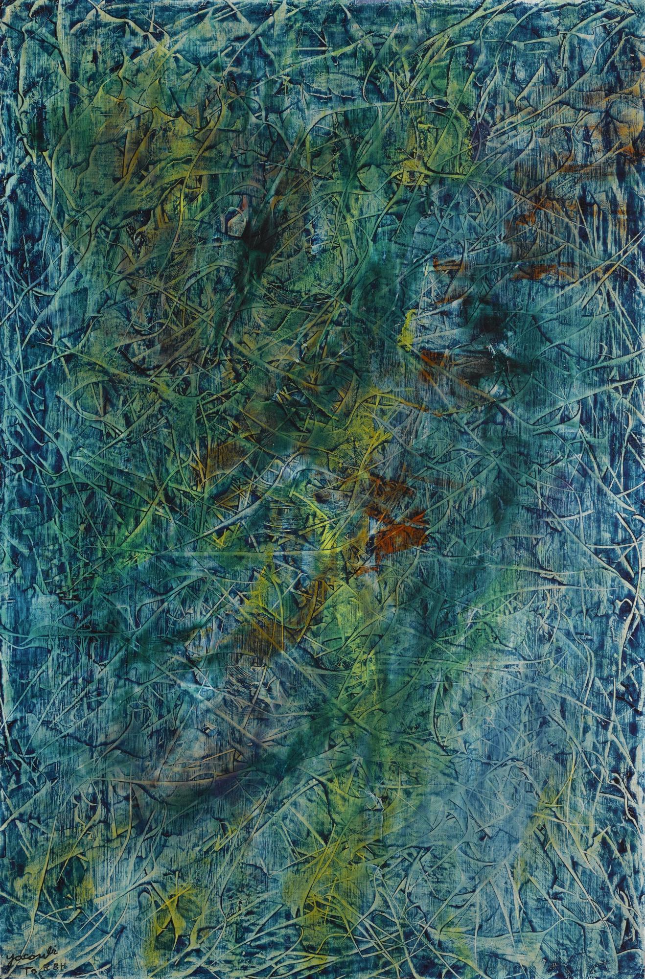 Ahmed Ben Driss El Yacoubi - Moroccan untitled (Dedicated To Rbh) 