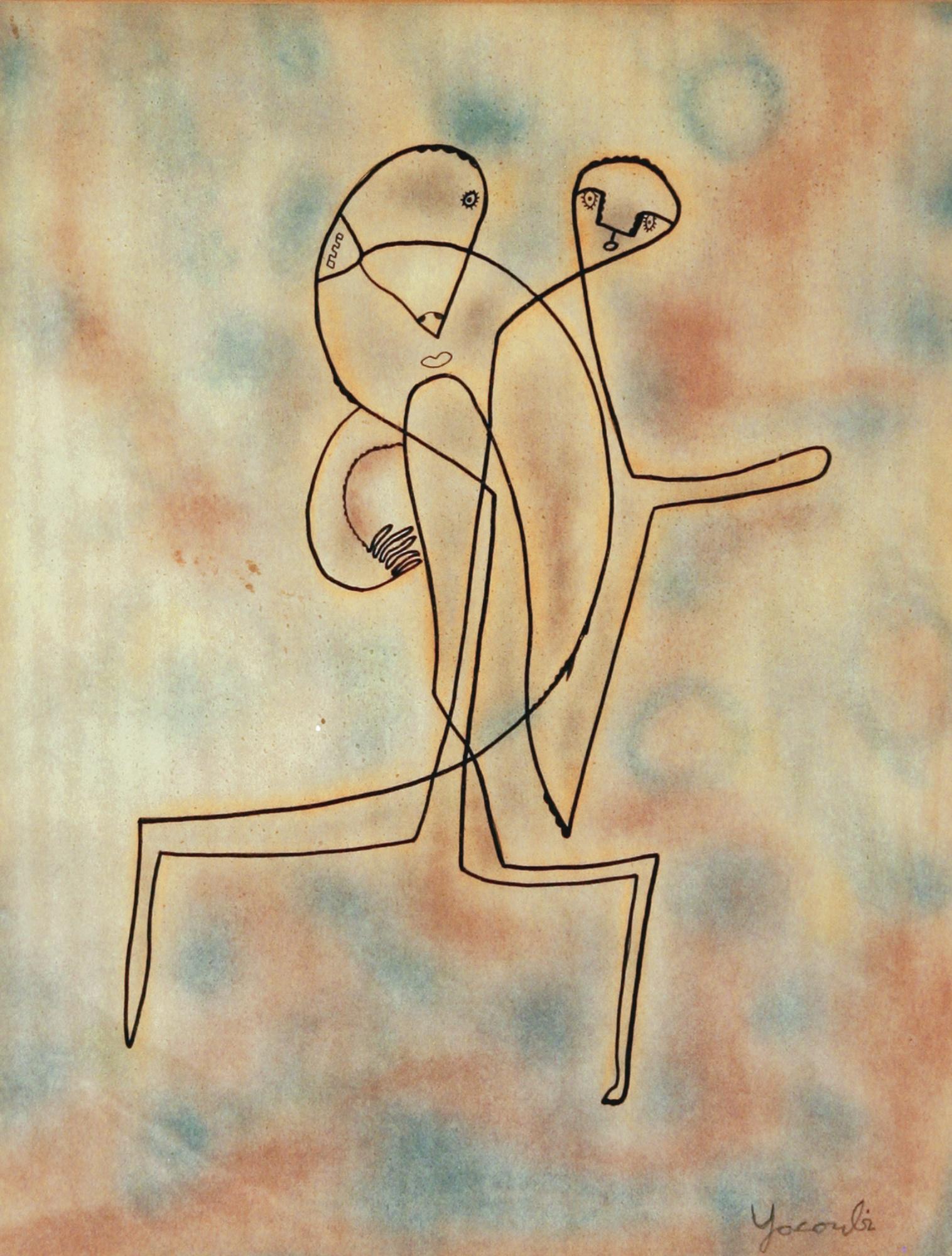 Ahmed Ben Driss El Yacoubi - Moroccanuntitled 