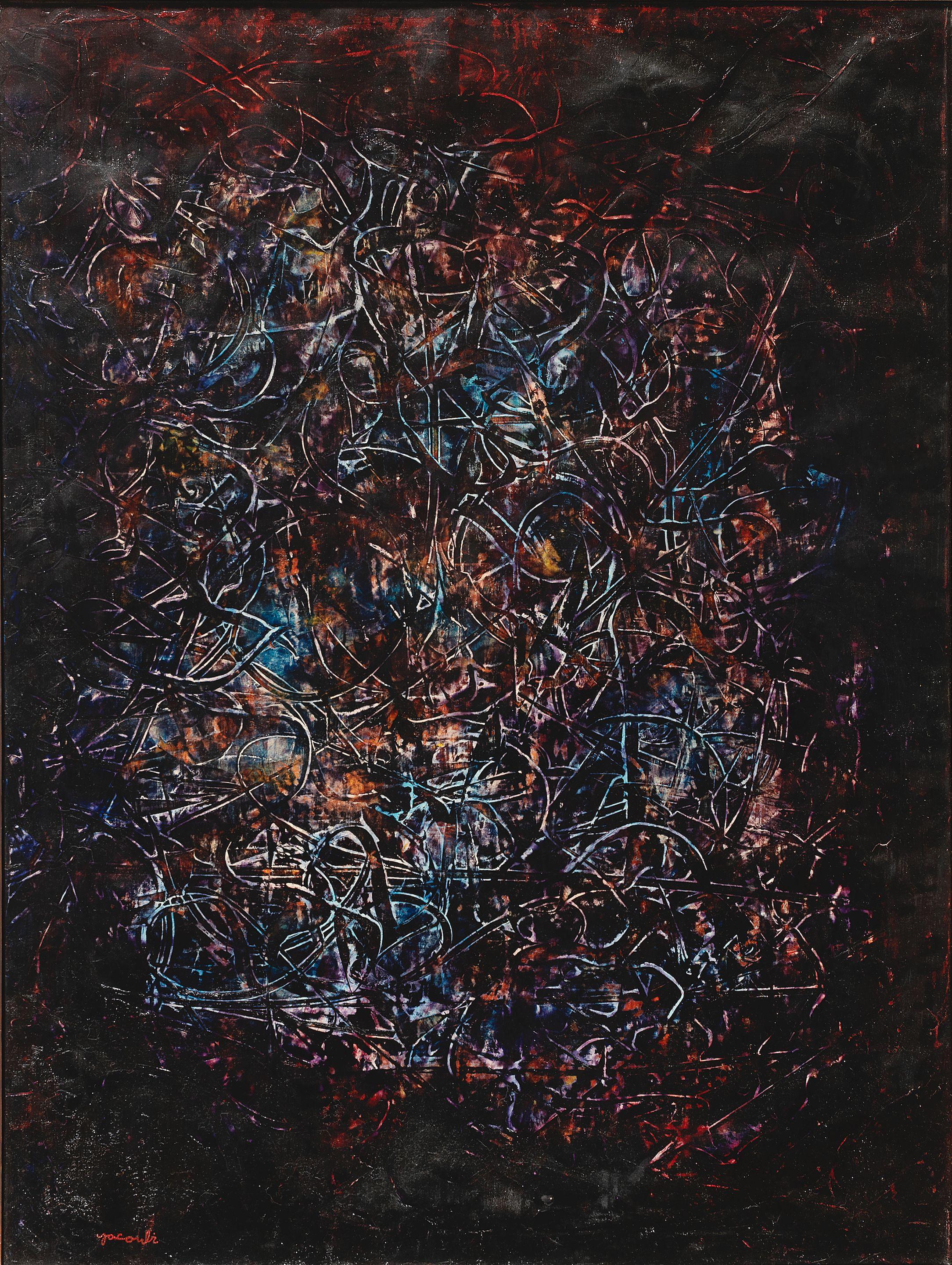 Ahmed Ben Driss El Yacoubi - Portrait in Smoke