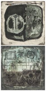 Ahmed Chibrine - (i) Untitled  (ii) Untitled