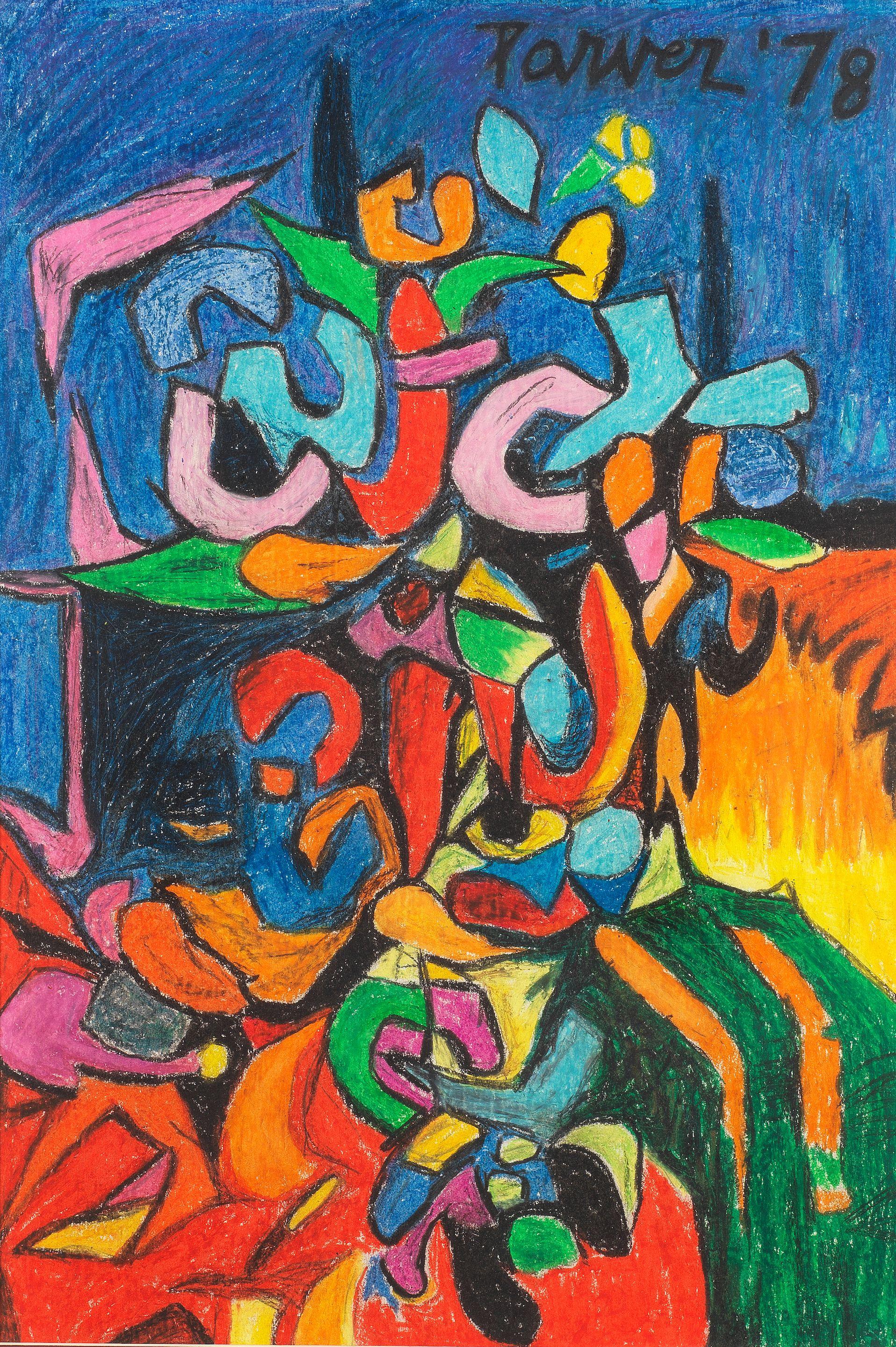 Ahmed Parvez - Untitled (Abstract)