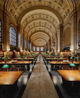 Ahmet Ertuğ - Bates Hall, Boston Public Library
