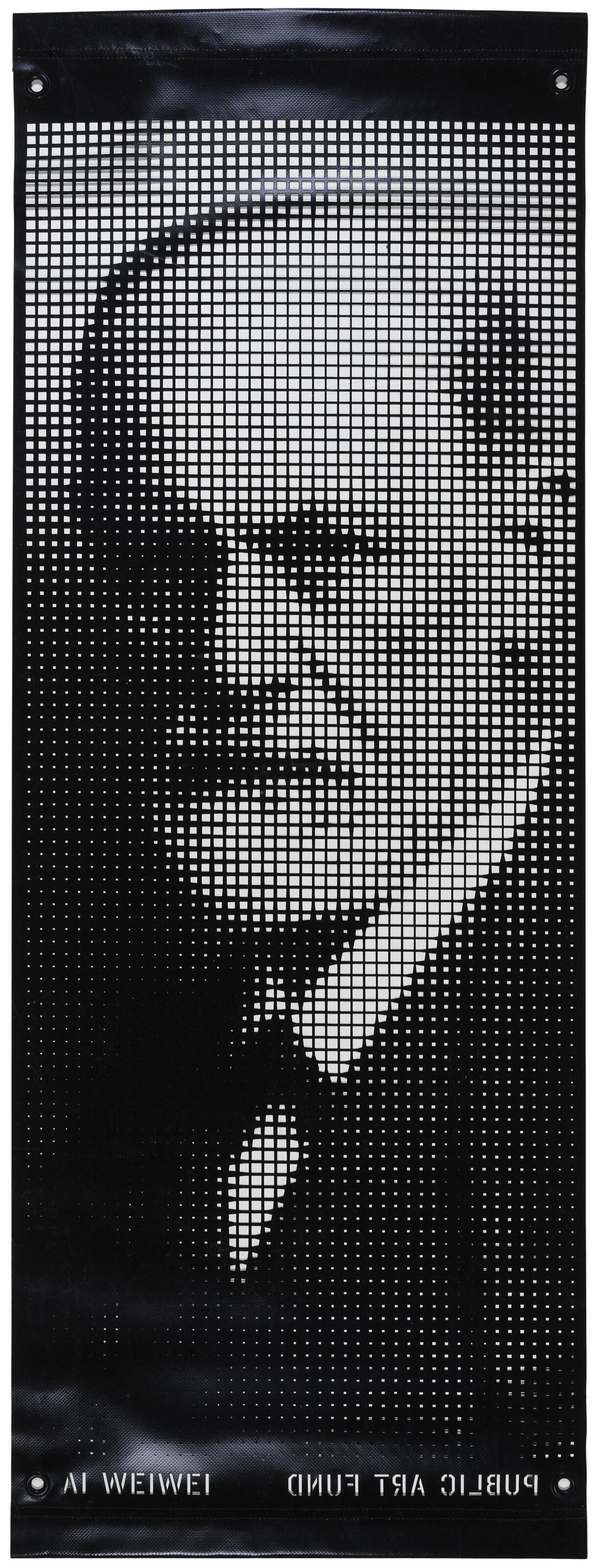 Ai Weiwei - Banner 50, from Portrait Banners