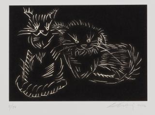 Ai Weiwei - Cats Black, 2022