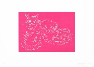 Ai Weiwei - Cats (Pink)