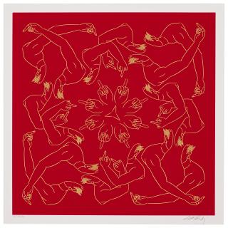 Ai Weiwei - Middle Finger in Red
