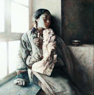 Ai Xuan - Girl beside a window
