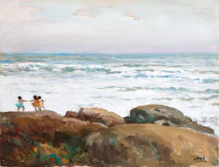 Ai Zhongxin - The Great Tide(Painted In 1987)