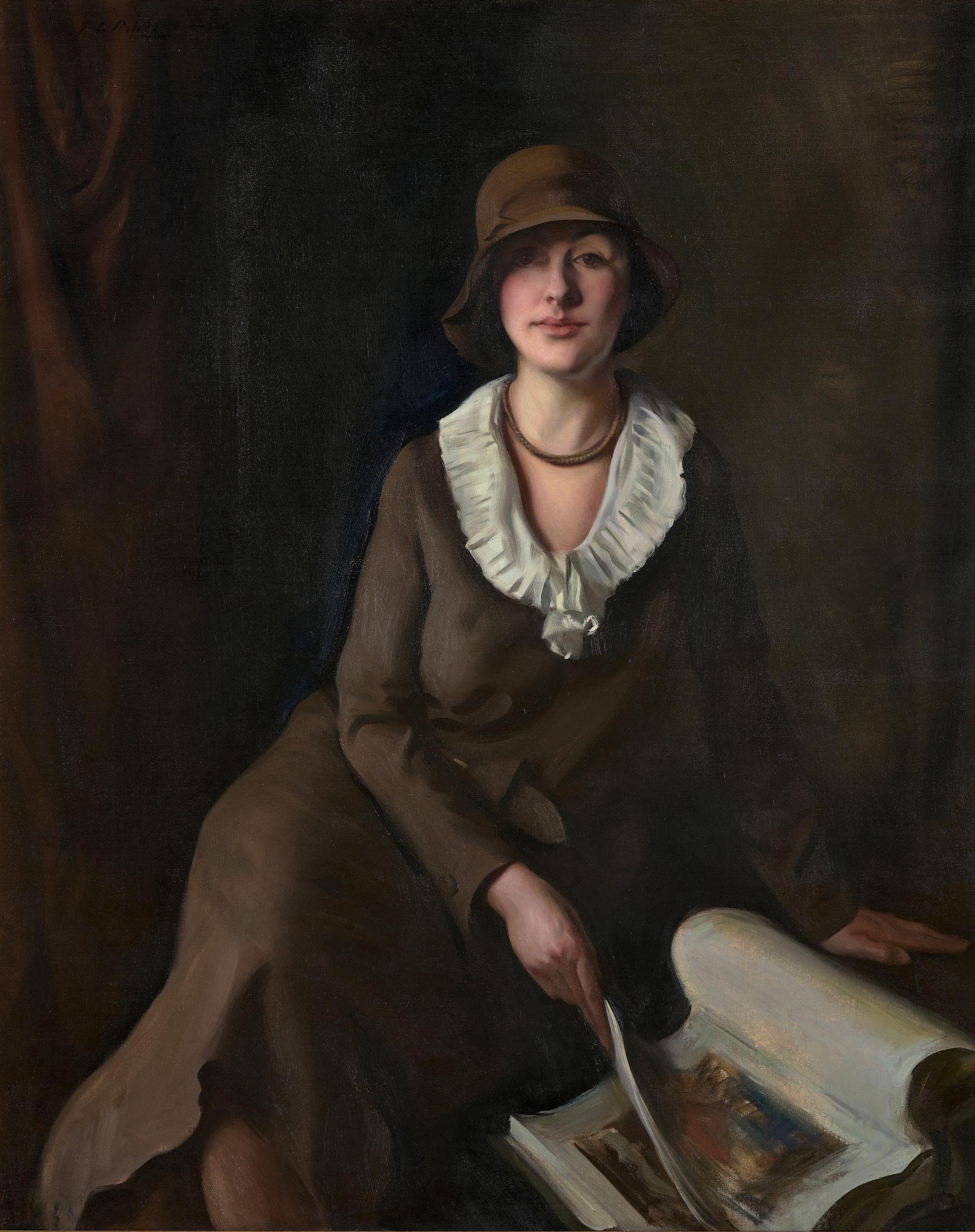 Aiden Lassell Ripley - Portraits of the Artist\'s Wife: Two Works