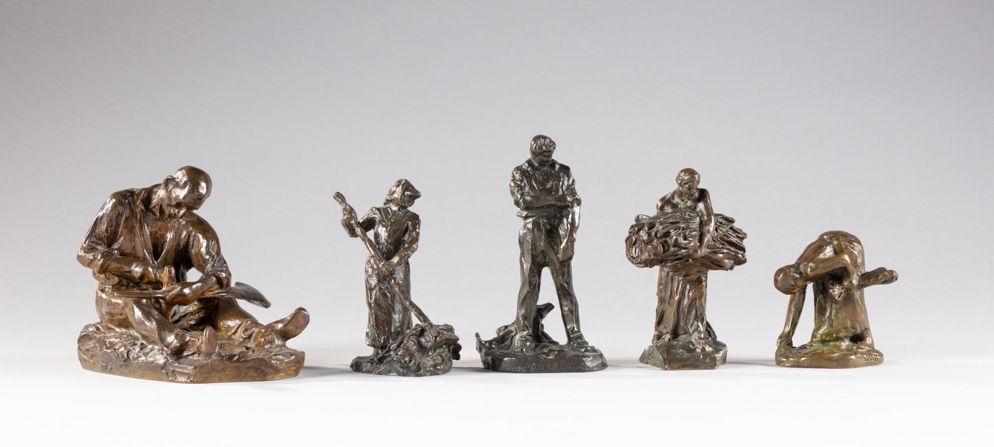 Aimé-Jules Dalou - Cinq ouvriers agricoles (Five farm workers)