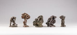 Aimé-Jules Dalou - Cinq ouvriers agricoles ( Five farm workers)