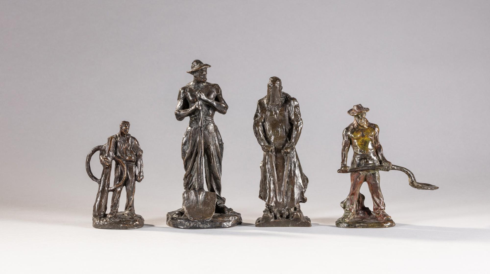 Aimé-Jules Dalou - Four Workers | Quatre Ouvriers