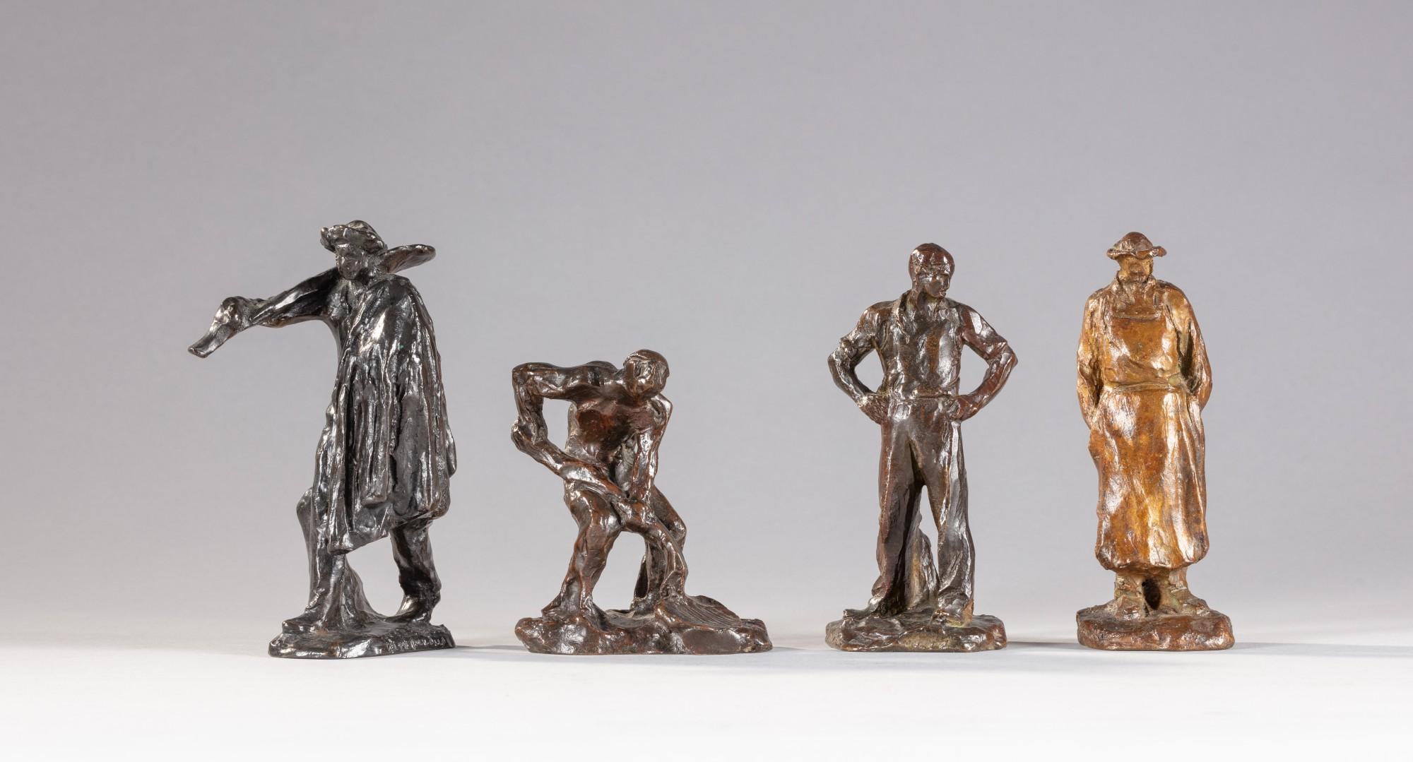 Aimé-Jules Dalou - Four Workers | Quatre ouvriers