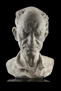 Aimé Jules Dalou - Tête paysan