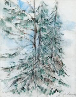 Aimo Kanerva - Fir Trees.