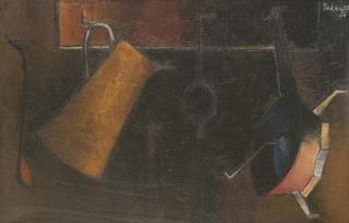 Akbar Padamsee - Still Life: Kitchen Utensil Series