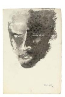 Akbar Padamsee - Untitled (Head)