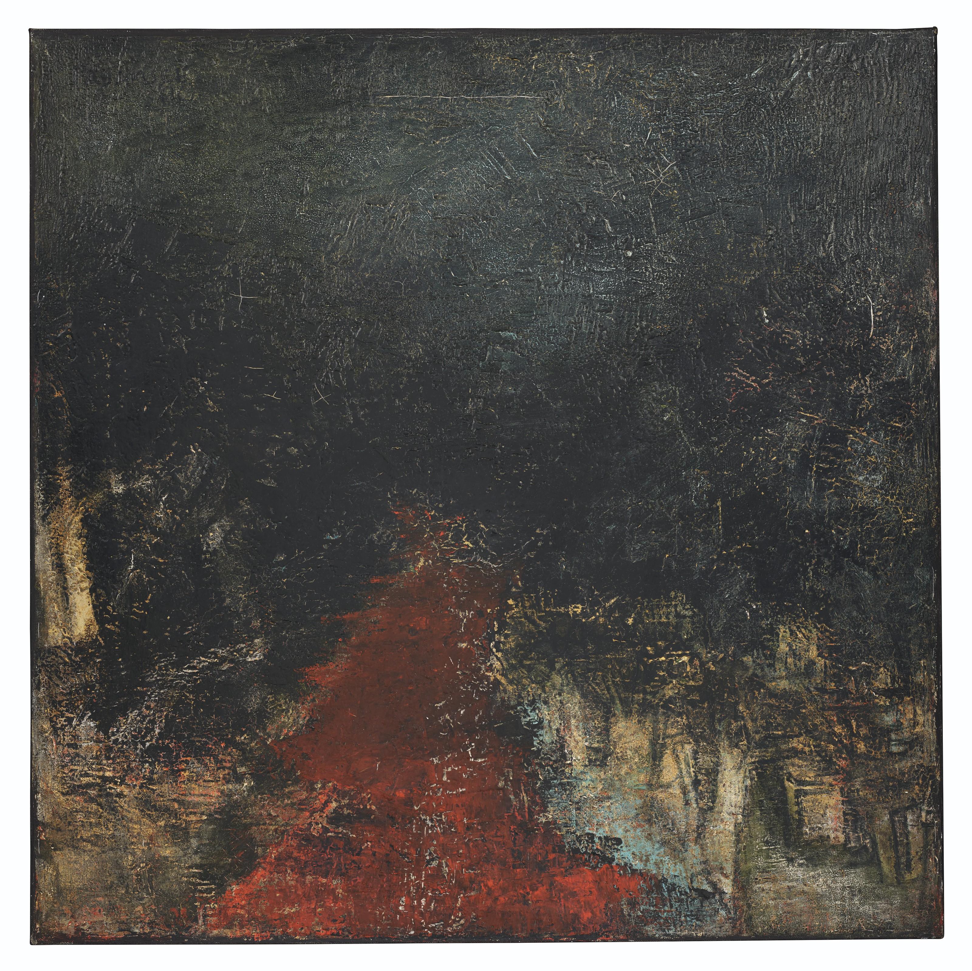 Akbar Padamsee - Untitled (Landscape)