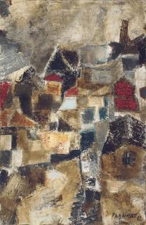 Akbar Padamsee - Untitled (Landscape)