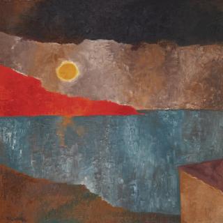 Akbar Padamsee - Untitled (Metascape)