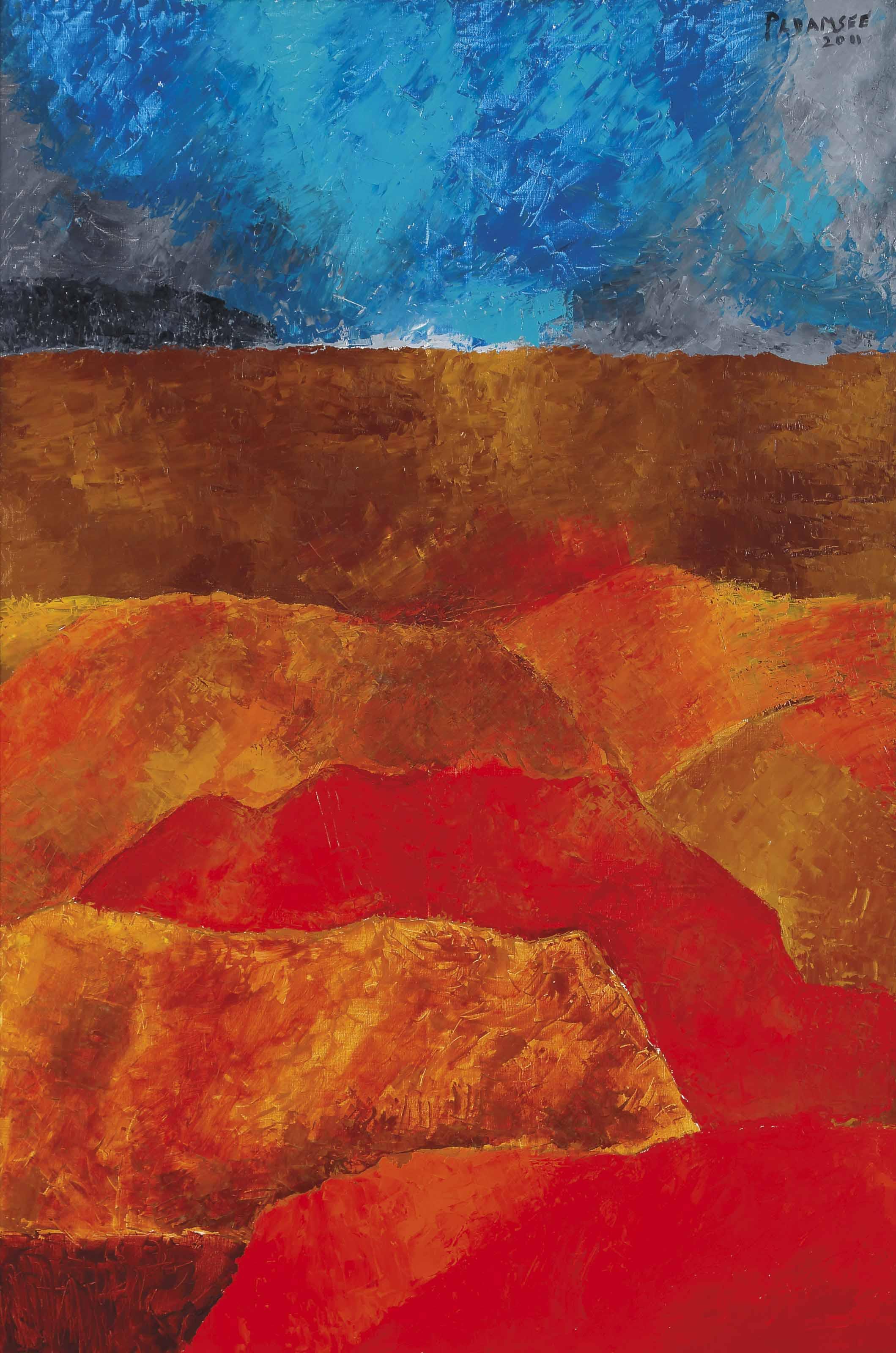 Akbar Padamsee - Untitled (Metascape)