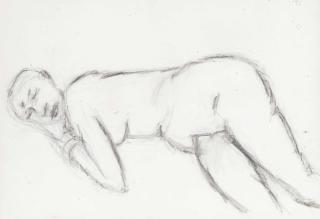 Akbar Padamsee - Untitled (Nude)