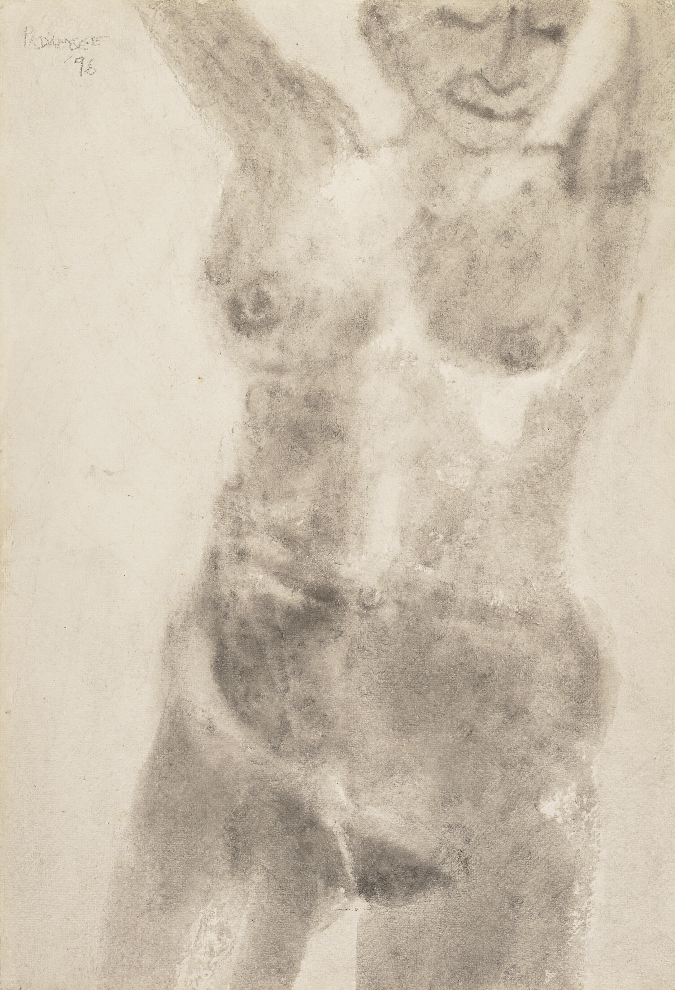 Akbar Padamsee - Untitled (Nude)