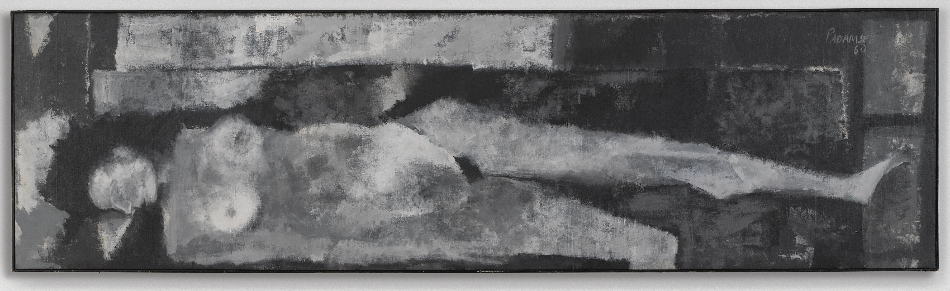 Akbar Padamsee - Untitled (Reclining Nude)