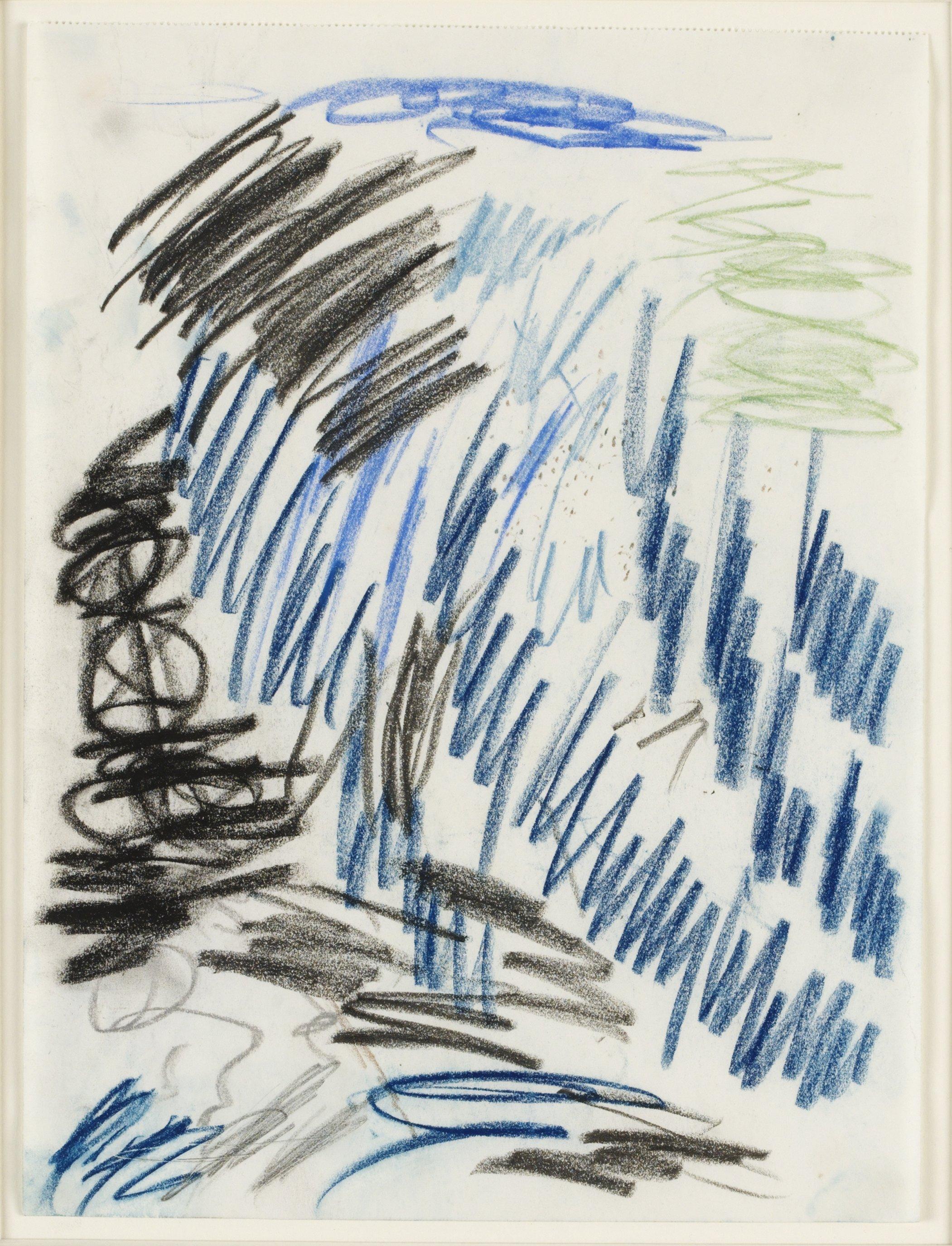 Åke Göransson - Blå och svart komposition