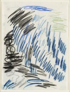 Åke Göransson - Blå och svart komposition