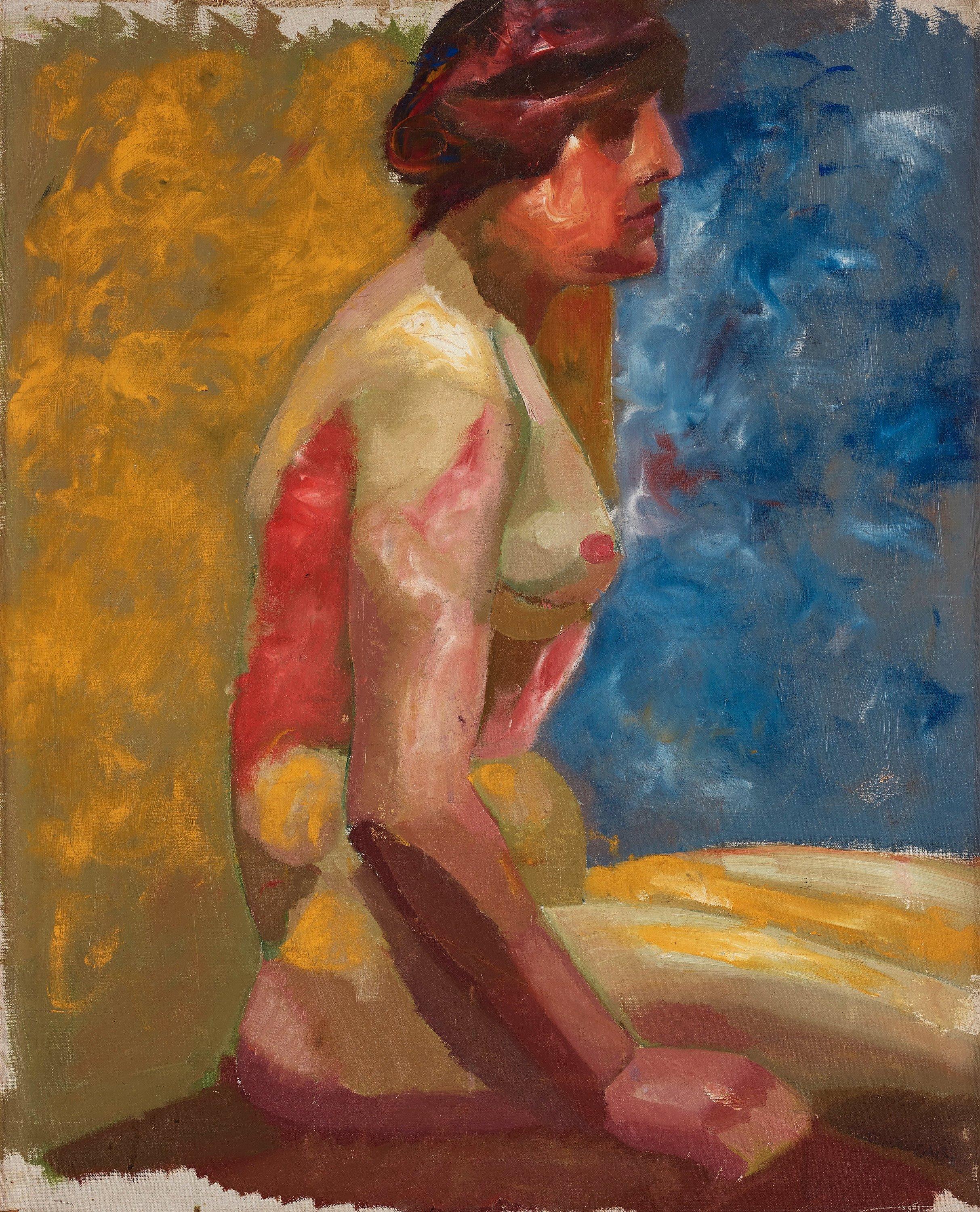 Åke Göransson - Seated model