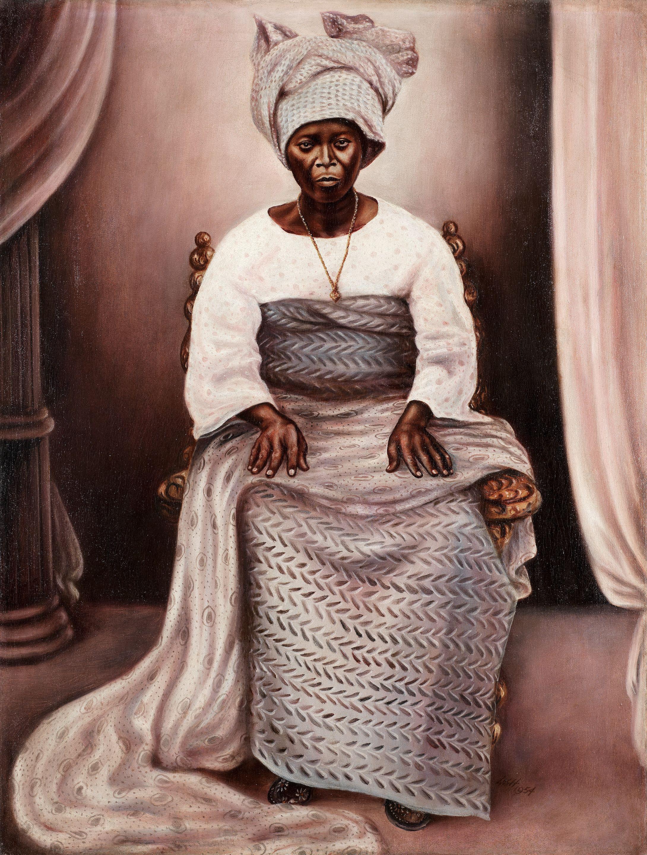 Akinola Lasekan - A portrait of the artist\'s mother