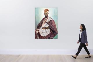 Akinola Lasekan - Portrait Of Chief J.D. Akeredolu