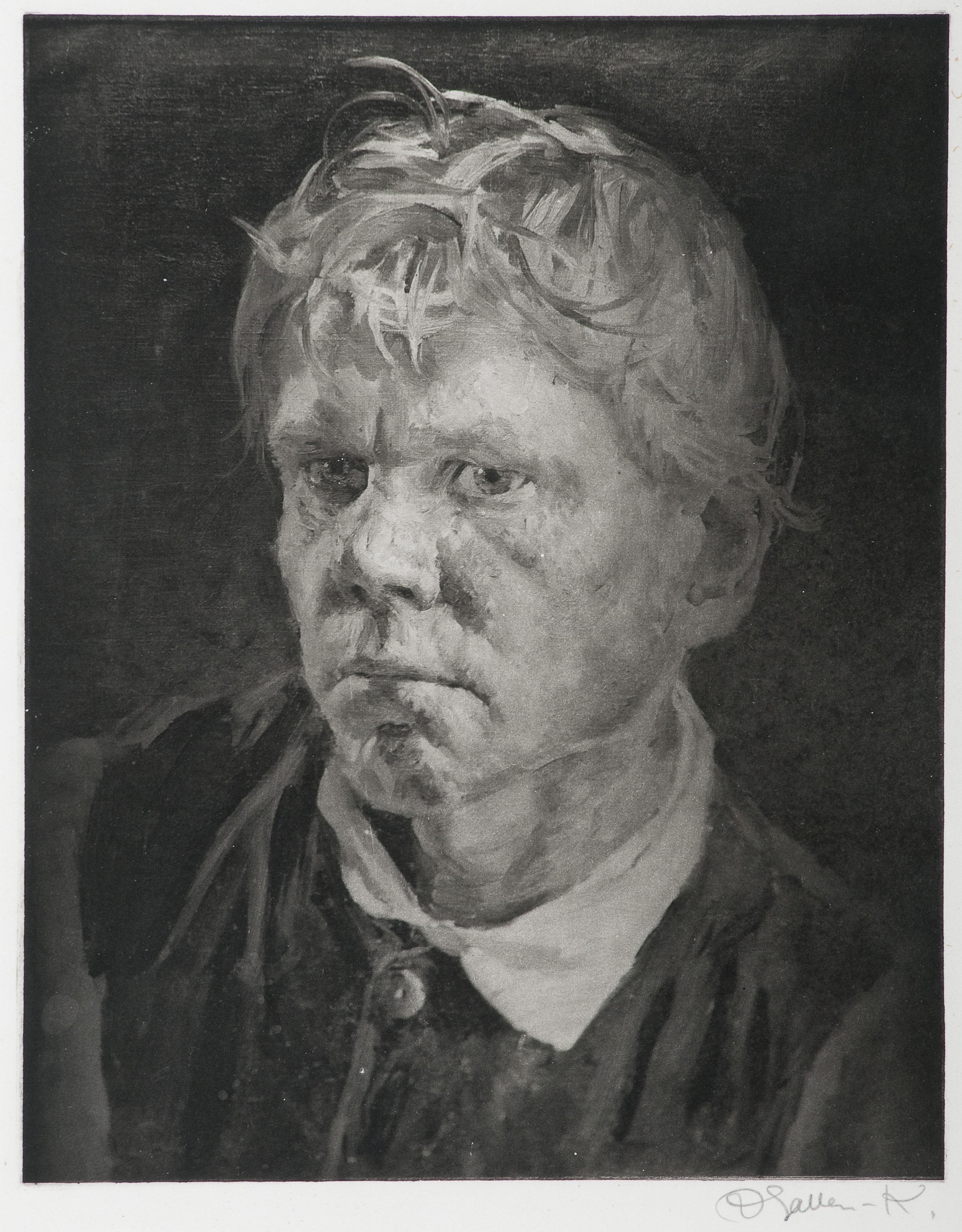 Akseli Gallen-Kallela - A Pockmarked Boy From Savo.