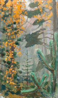 Akseli Gallen-Kallela - Autumn Forest.
