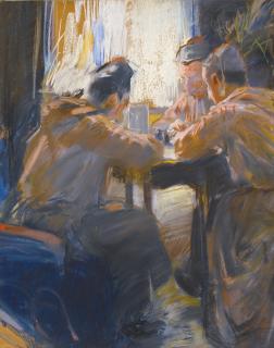 Akseli Gallen-Kallela - Finnish the Card Players