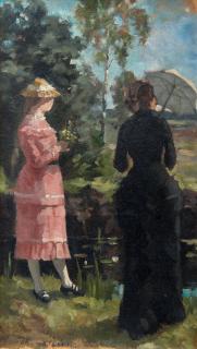 Akseli Gallen-Kallela - Two Girls.