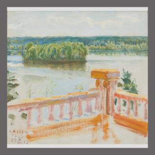 Akseli Gallen-Kallela - View From The Terrace.