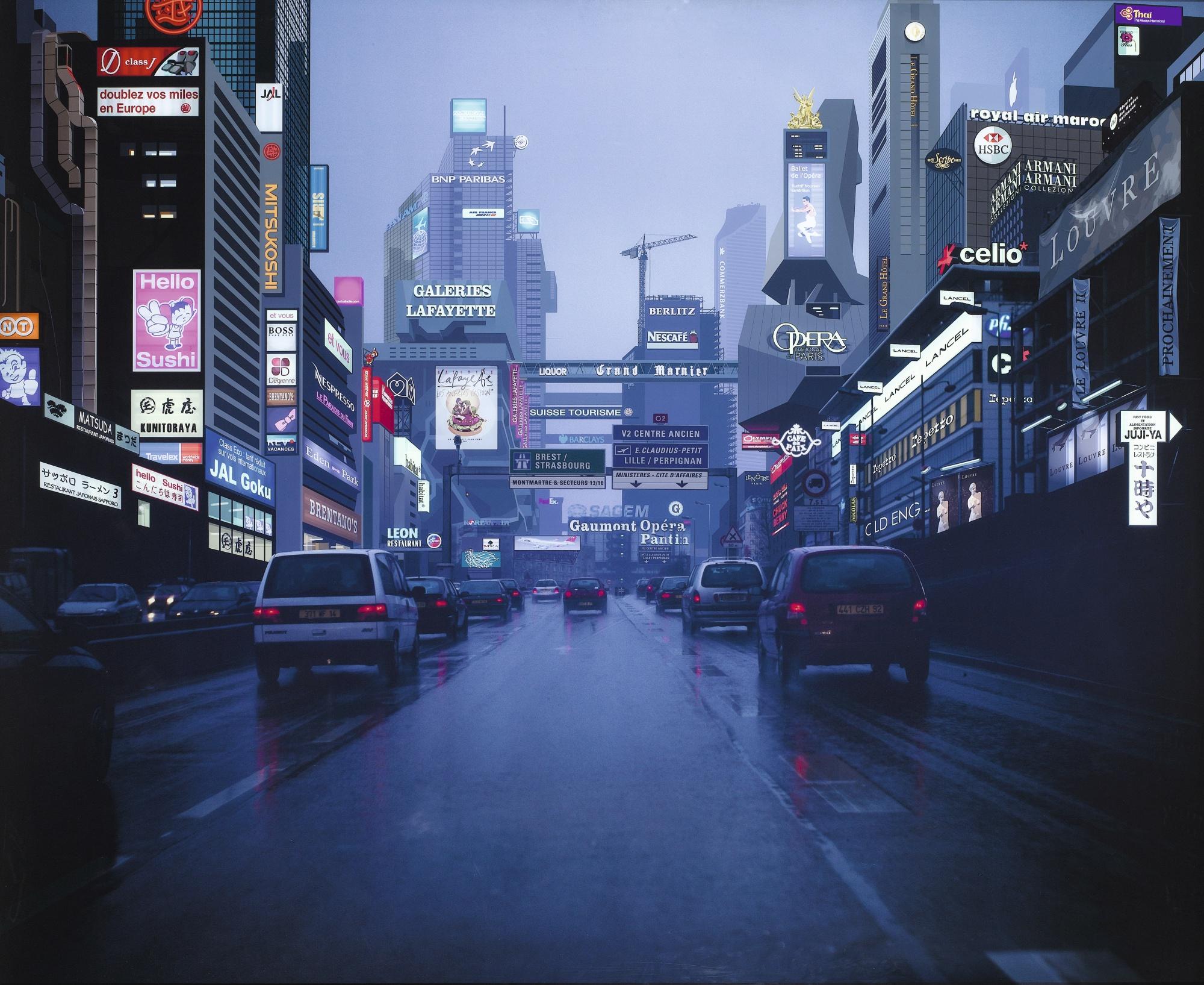 Alain Bublex - Plan Voisin De Paris V2 Circulaire Secteur 12 (Louvre-Opera)