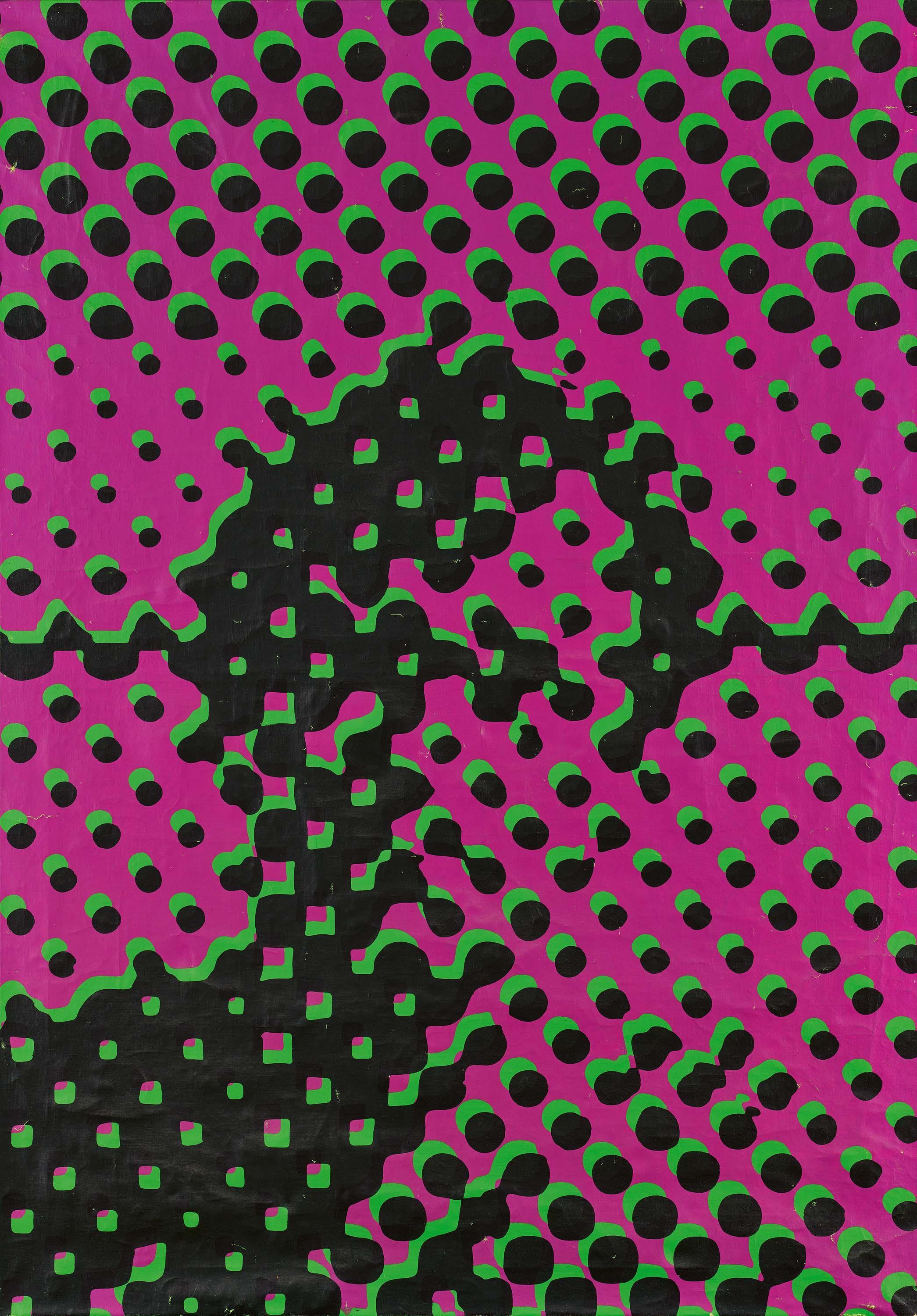 Alain Jacquet - Portrait of a Man.