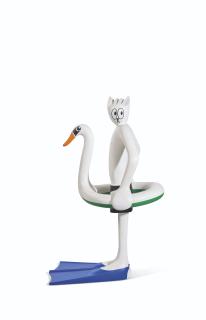 Alain Séchas - Le chat-cygne