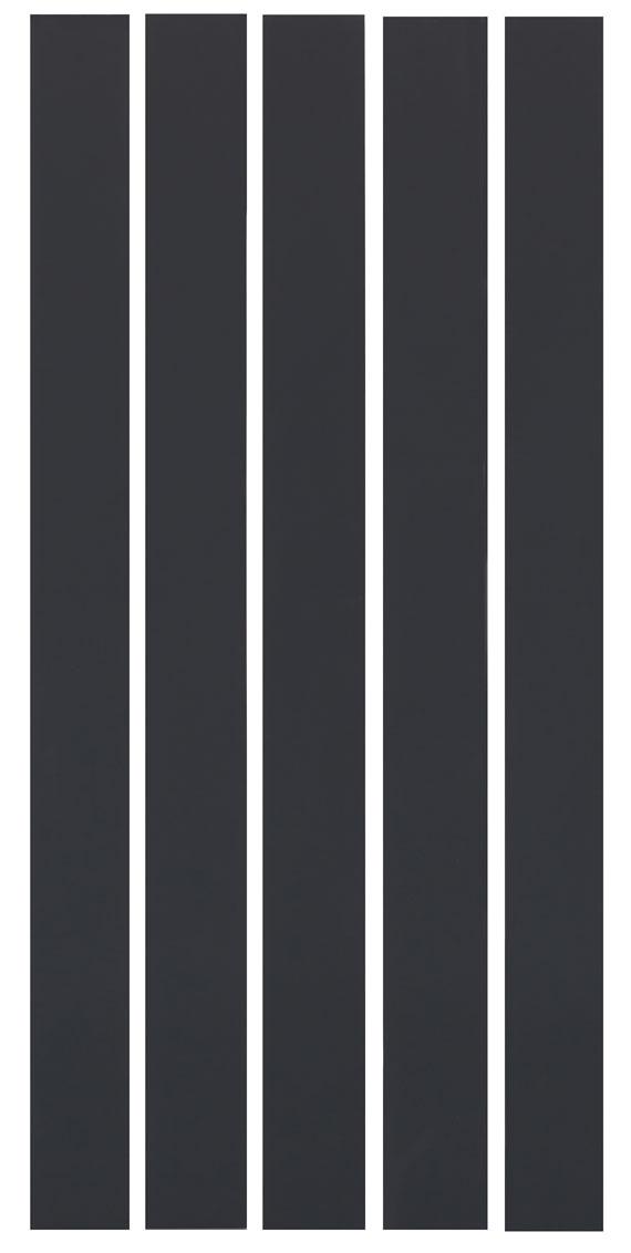 Alan Charlton - 5 Vertical Parts