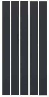 Alan Charlton - 5 Vertical Parts