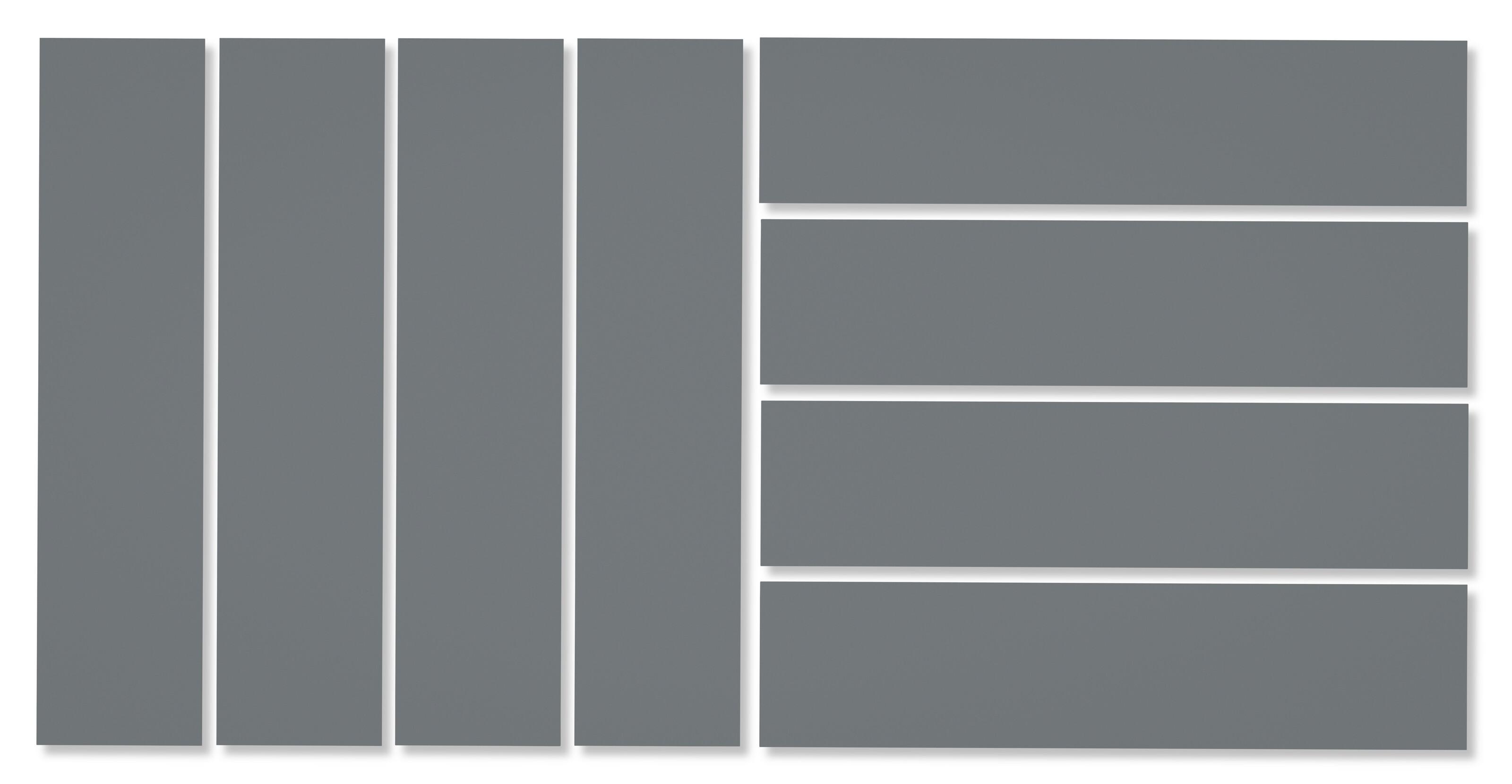 Alan Charlton - Painting in Eight Parts - Horizontal and Vertical