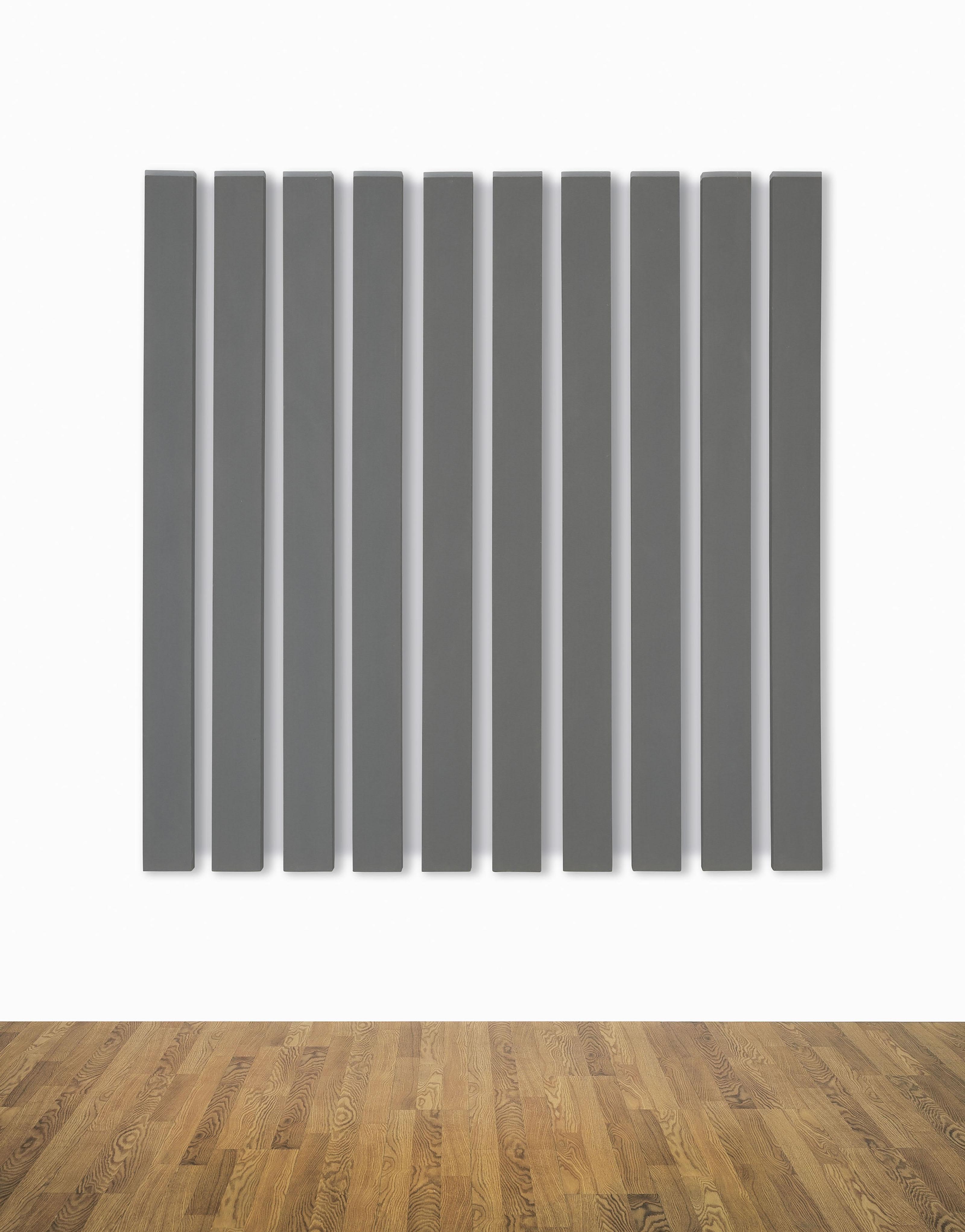 Alan Charlton - Ten Part Line Painting